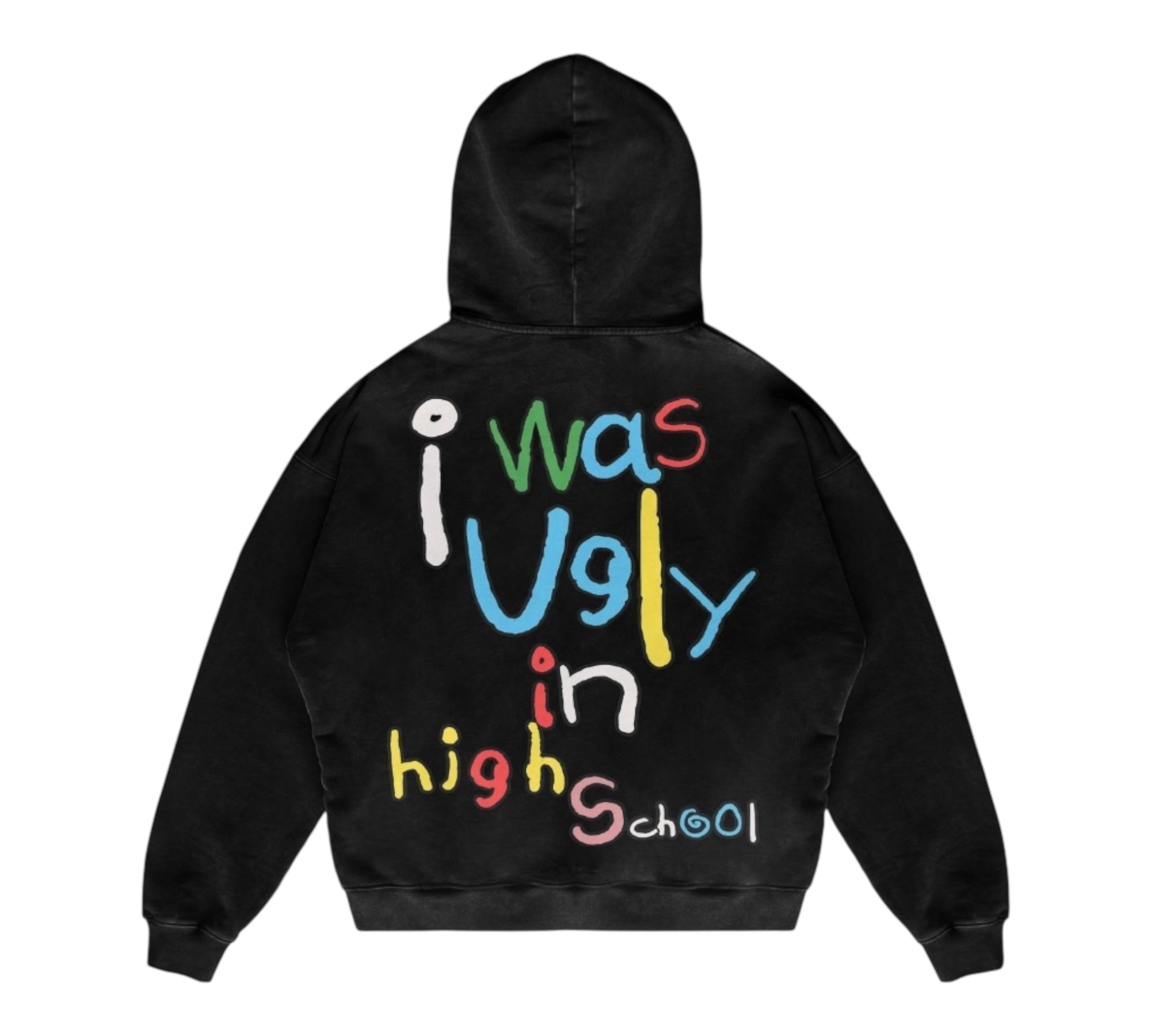 Ugly in HighSchool Hoodie| Black